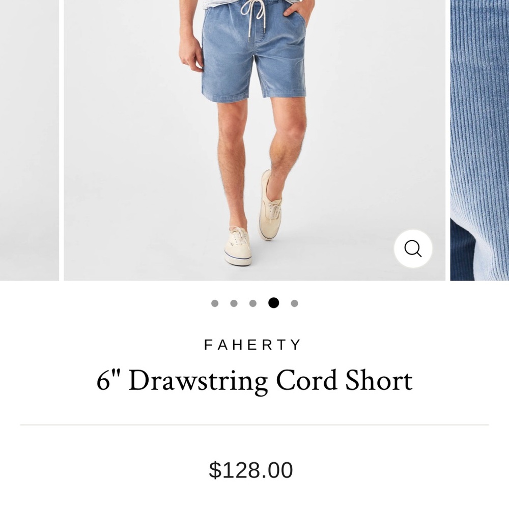 Faherty 6" Drawstring Cord Short - image 5
